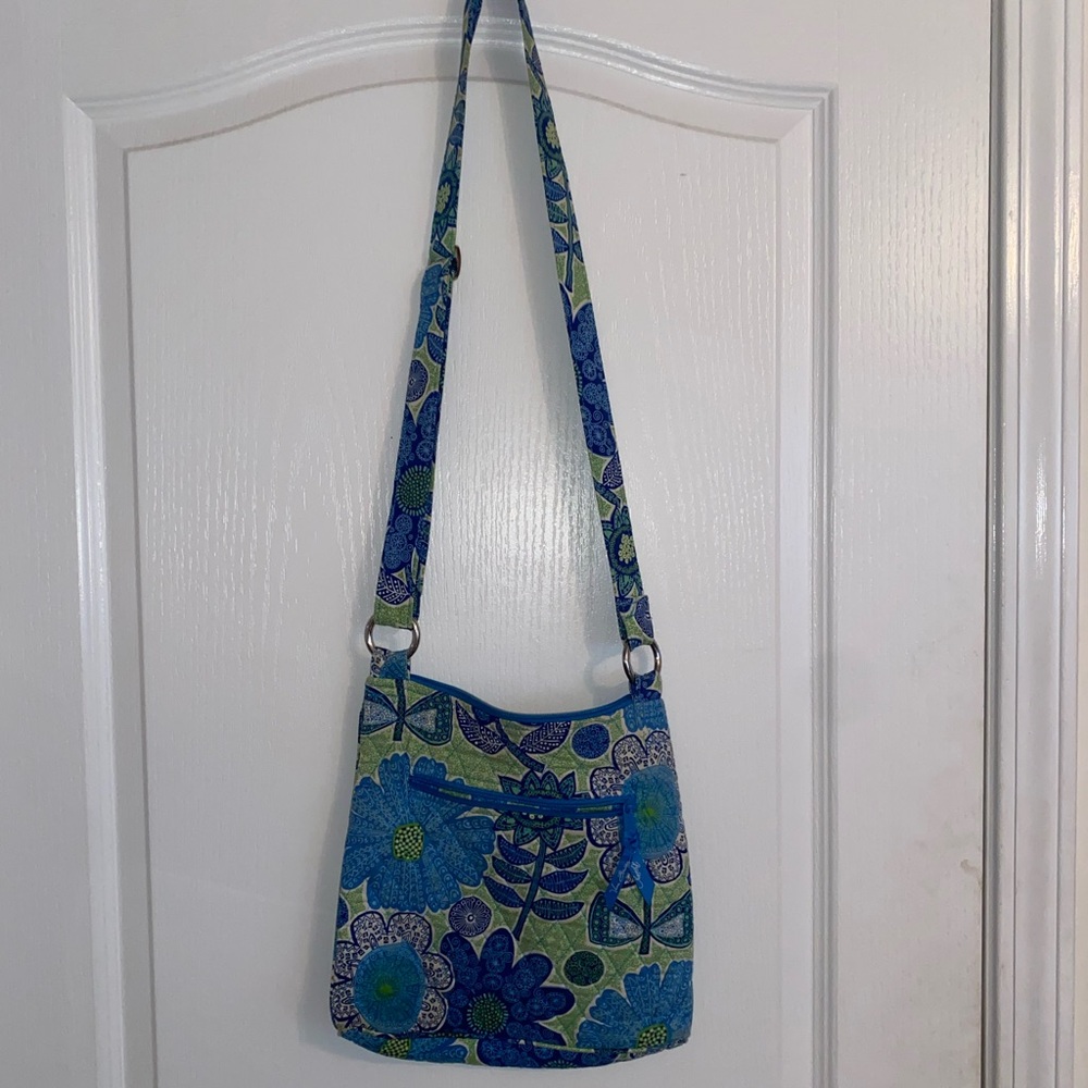 Vera Bradley: crossbody satchel (Whitney doodle daisy)